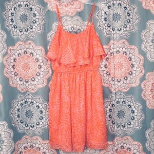 Lilly Pulitzer pink and orange sundress